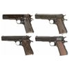 Image 1 : Four Semi-Automatic 1911 Style Pistols