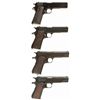 Image 2 : Four Semi-Automatic 1911 Style Pistols