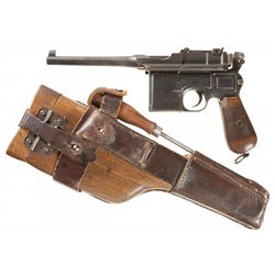 Wartime Commercial Mauser Model 1896 Semi-Automatic Pistol with Stock and Accessories