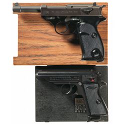 Two Walther Semi-Automatic Pistols