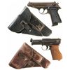 Image 1 : Collector's Lot of Two Nazi Proofed Semi-Automatic Pistols with Holsters