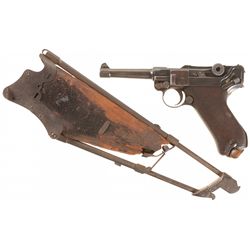 1916 Dated Erfurt Model 1914 Luger Semi-Automatic Pistol with Shoulder Stock