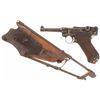 Image 1 : 1916 Dated Erfurt Model 1914 Luger Semi-Automatic Pistol with Shoulder Stock