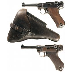 Collectors Lot of Two Luger Semi-Automatic Pistols