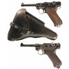 Image 1 : Collectors Lot of Two Luger Semi-Automatic Pistols