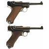 Image 2 : Collectors Lot of Two Luger Semi-Automatic Pistols