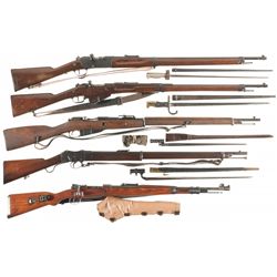 Five European Military Rifles