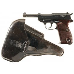 World War II Mauser "byf/43" Code P38 Semi-Automatic Pistol with Holster