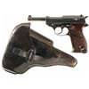 Image 1 : World War II Mauser "byf/43" Code P38 Semi-Automatic Pistol with Holster