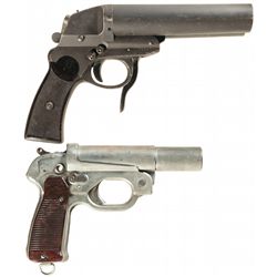 Two German Flare Pistols
