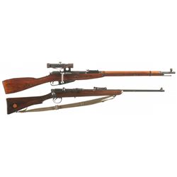 Two European Military Bolt Action Rifles
