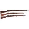 Image 1 : Three Japanese Bolt Action Rifles