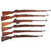Image 1 : Five Bolt Action Rifles and One Shotgun