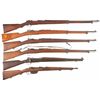Image 1 : Five Military Bolt Action Rifles and One Carbine