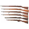 Image 2 : Five Military Bolt Action Rifles and One Carbine