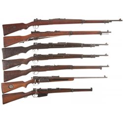 Seven Bolt Action Martial Rifles