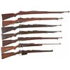 Image 1 : Seven Bolt Action Martial Rifles