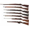 Image 2 : Seven Bolt Action Martial Rifles