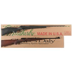 Two Boxed Bolt Action Rifles - A) Weatherby Model Mark V Synthetic Lightweight Rifle