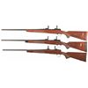 Image 2 : Three Bolt Action Rifles