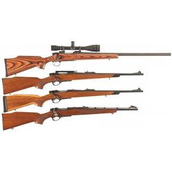 Four Remington Bolt Action Rifles