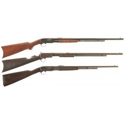 Three Slide Action Rifles