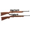 Image 1 : Two Ruger Semi-Automatic Carbines with Scopes