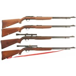 Collector's Lot of Four J.C. Higgins Semi-Automatic Rifles