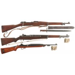 Collector's Lot of Three Military Longarms