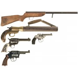 Four Firearms and a Line Thrower