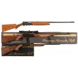 Three Semi-Automatic Long Guns