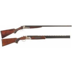 Two Double Barrel Shotguns