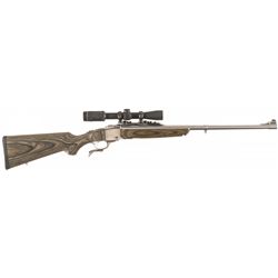 Stainless Ruger Model No. 1 Single Shot Rifle with Scope