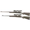 Image 2 : Two Scoped Pre-64 Winchester Model 70 Bolt Action Rifles