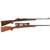 Image 1 : Two Winchester Model 70 Bolt Action Rifles