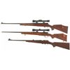 Image 2 : Three Bolt Action Rifles
