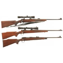 Three Bolt Action Rifles