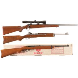 Three Ruger Longarms