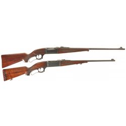 Two Savage Model 99 Lever Action Rifles