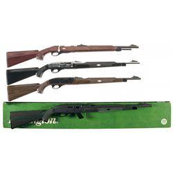 Collector's Lot of Four Remington Nylon Series Rifles