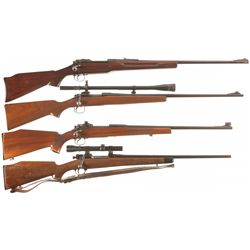 Four American Bolt Action Rifles