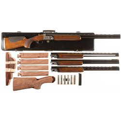Armi Marocchi Field Master Over/Under Four Barrel Skeet Set Shotgun with Case and Accessories