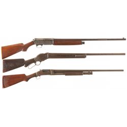 Collector's Lot of Three Winchester Shotguns