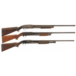 Three Slide Action Shotguns