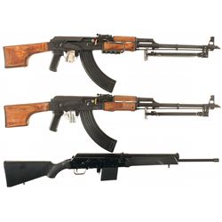 Three Kalashnikov-Style Semi-Automatic Weapons