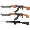 Image 2 : Three Kalashnikov-Style Semi-Automatic Weapons