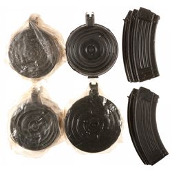 Desirable Lot of Original Pre-Ban AK-47 Drum and Stick Magazines