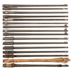 Fifteen Model 1903 Rifle Barrels and One M1 Garand Barrel