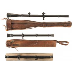 Two Cased and One Boxed Target Scope