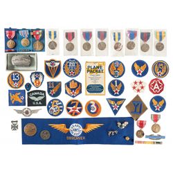 Military Hats, Medals and Patches